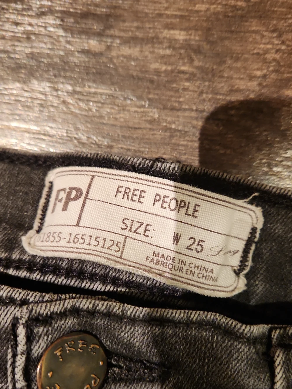 ❤ FREE PEOPLE GREAT HEIGHTS DISTRESSED SKINNY FRINGE HEM JEANS, 0 (25)